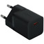 Сетевое зарядное устройство Baseus GaN5 (mini) 1C черный [мощность - 25 Вт, 3 А, до 12 В, без кабеля, PD 3.0, PPS, QC 3.0]