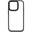 Накладка  Aceline Silicone Side для Apple iPhone 15 Pro черный [ПК, ТПУ]