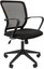 Компьютерное кресло CHAIRMAN 698 TW-01 черный [сетка, ткань, до 140 кг, подлокотники - нерегулируемые]