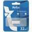 Память OTG USB Flash 32 ГБ Netac U785C [NT03U785C-032G-32PN] [USB 3.2 Gen 1/USB Type-A, USB Type-C, поворотный (флип), металл]