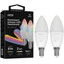 Комплект умных светодиодных ламп Hiper IoT LED W1 [RGB, E14, 6 Вт, 520 лм, 2700-6500 K, 220-250 В / 50-60 Гц, в комплекте: 2 шт]