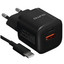 Сетевое зарядное устройство QUMO Energy PD 20W черный [мощность - 20 Вт, 3 А, до 12 В, USB Type-C, AFC, Apple PD, FCP, PD]