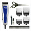 Машинка для стрижки Wahl HomePro Basic белый/синий [длина стрижки до 13 мм, установок длины - 5, насадок - 4 шт, питание - от сети]
