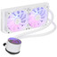 Система охлаждения Montech LightFlow ARGB 240  белая [120 мм - две секции, разъем помпы - 4 pin, радиатор - алюминий, TDP - 305 Вт, ARGB подсветка]