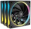 Комплект реверсных вентиляторов DEEPCOOL FL12R SE 3IN1 [R-FL12RSE-BKAPN3-G] черный [120 x 120 мм, 4 pin, 400 об/мин - 1500 об/мин,  - 25.79 дБ, в комплекте - 3]