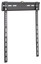 Кронштейн для ТВ 2E Sil черный [для 32"-55", до 55 кг, до 9 мм от стены/потолка]