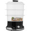 Пароварка Tefal Ultra Compact VC204810 черный [9 л, ярусов - 3 шт, управление - механическое, корпус - пластик]