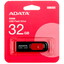 Память USB Flash 32 ГБ ADATA C008 [AC008-32G-RKD] [USB 2.0/USB Type-A, выдвижной (слайдер), пластик]