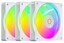 Комплект вентиляторов Ocypus Gamma F12 Elite ARGB 3 IN 1 [Gamma-F12-WH3AM00E-GL] белый [120 x 120 мм, 4 pin, 600 об/мин - 1800 об/мин,  - 26 дБ, в комплекте - 3]