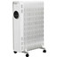 Масляный обогреватель Midea NY2513-22MR белый [2500 Вт, площадь - 35 м², дисплей, термостат]