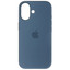 Накладка  Apple Silicone Case для Apple iPhone 17 синий [ТПУ]