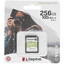 Карта памяти Kingston Canvas Select Plus SDXC 256 ГБ [SDS2/256GB] [Class 10, UHS Class 3, Video Class 30, запись - 85 Мбайт/сек, чтение - 100 Мбайт/сек]