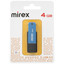 Память USB Flash 4 ГБ Mirex CITY BLUE [13600-FMUCIB04] [USB 2.0/USB Type-A, до 35 Мбайт/сек, поворотный (флип), пластик]