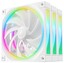 Комплект вентиляторов DEEPCOOL FL14 [R-FL14-WHAPN3-G] белый [140 x 140 мм, 4 pin, 500 об/мин - 1700 об/мин,  - 31.46 дБ, в комплекте - 3]