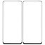 Защитное стекло Aceline для экрана Honor X7b/ X7c/ X7d/ 90 Smart [2.5D, олеофобное покрытие, цвет рамки - черный, в комплекте: 2 шт]