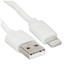 Кабель Aceline Lightning 8-pin - USB Type-A белый [USB 2.0, форма - круглая, оплетка - ПВХ, 2 А, 1 шт]