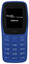 Сотовый телефон Nokia 105 DS (2022) синий/черный [связь 2G, 2 SIM, экран 1.77", TN (TFT), 320x240, 800 мА*ч, фонарик, ЗУ]