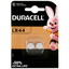 Батарейка Duracell LR44 (AG13/G13/LR1154/357A/A76) [щелочная (LR), 1.5 В, 2 шт]