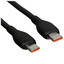 Кабель Baseus USB Type-C - USB Type-C черный [форма - круглая, оплетка - TPE, 5 А, 100 Вт, 1 шт]
