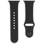 Ремешок Apple для Apple Watch 38/ 40/ 41mm черный [классический, спортивный, застежка - pin-and-tuck, фторэластомер, размер S/M, длина - 130-180 мм, 1 шт]