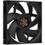 Вентилятор DEEPCOOL FT9 SLIM [R-FT9SLIM-BKWPN1-G] черный [92 x 92 мм, 4 pin, 500 об/мин - 2950 об/мин,  - 23.2 дБ, в комплекте - 1]