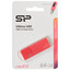 Память USB Flash 64 ГБ Silicon Power Ultima U05 [SP064GBUF2U05V1H] [USB 2.0/USB Type-A, выдвижной (слайдер), пластик]