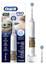 Электрическая зубная щетка Braun Oral-b Junior pro белый [жесткость - мягкая, режимов - 3 шт, насадок - 2 шт, датчик нажима, питание от аккумулятора]