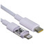 Кабель Baseus Lightning 8-pin - USB Type-C фиолетовый [форма - круглая, оплетка - нейлоновая, 2.22 А, 20 Вт, 1 шт]