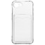 Накладка  BoraSCO Bumper Case для Apple iPhone 16e прозрачный [ТПУ, карман для карт]