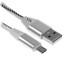 Кабель DEXP micro USB-B - USB Type-A белый 1.5 м [форма - круглая, оплетка - экокожа, 2 А, металлический корпус разъемов, 1 шт]