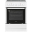 Комбинированная плита Darina 1F1 1357 W белый [конфорок газовых - 4 шт, духовка - 50 л, покрытие - эмалированная сталь, электроподжиг, газ-контроль конфорок]