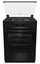 Комбинированная плита Gorenje GK6C44BF черный [конфорок газовых - 4 шт, духовка - 71 л, покрытие - эмалированная сталь, электроподжиг, газ-контроль конфорок]