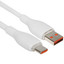 Кабель Baseus USB Type-C - USB Type-A белый [форма - круглая, оплетка - TPE, 5 А, 100 Вт, 1 шт]