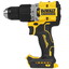 Дрель-шуруповерт DeWalt DCD805NT без ЗУ, без АКБ [бесщеточный, ударный (удар поступательный, осевой), быстрозажимной, 90 Н·м, Li-Ion, кейс, 1.3 кг]