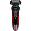 Электробритва Braun S5 51-R1000s [красный/черный, сеточная, бритье: влажное/сухое, головок - 3, питание - от аккумулятора]