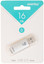Память USB Flash Smartbuy V-Cut [2.0, 16 Gb, металл, серебро] [USB 2.0/USB Type-A, монолит с колпачком, металл, пластик]
