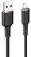 Кабель ACEFAST Lightning 8-pin - USB Type-A черный [USB 2.0, форма - круглая, оплетка - силиконовая, 2.4 А, 12 Вт, металлический корпус разъемов, 1 шт]