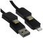 Кабель Baseus Lightning 8-pin, USB Type-C - USB Type-A, USB Type-C черный [форма - круглая, оплетка - нейлоновая, 5 А, 60 Вт, металлический корпус разъемов, 1 шт]