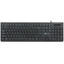 Клавиатура  проводная Oklick 505M цвет черный [мембранная, клавиш - 104, USB Type-A]