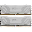 Оперативная память Kingston Fury Renegade White RGB [KF588CU42RWAK2-48] 48 ГБ [DDR5 CUDIMM, 24 ГБx2 шт, 8800 МГц, 42(CL)-58-58]