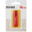 Память USB Flash 16 ГБ Mirex CANDY [13600-FMUCAR16] [USB 2.0/USB Type-A, до 32 Мбайт/сек, монолит с колпачком, пластик]