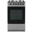 Газовая плита Midea MFO-M4G20T0E(SL) серый [конфорок - 4 шт, духовка - 62 л, электроподжиг, газ-контроль панели, чугунные решетки, 49.3 см x 85 см x 65 см]