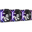 Комплект реверсных вентиляторов LIAN LI UNI FAN SL WIRELESS 120 Reverse Blade [G99.12RSL1W3B.R0] черный [124.5 x 120 мм, 4 pin, 300 об/мин - 2000 об/мин,  - 31 дБ, в комплекте - 3]