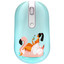 Мышь+коврик беспроводная DEXP WM-201WU Lady  голубой [1600 dpi, светодиодный, USB Type-A, кнопки - 4]