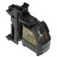 Лазерный уровень DeWalt DW088CG-XJ [10 м, лучей - 2,V-1, H-1, цвет луча - зеленый , АА - 3 шт, кронштейн, кофр] [резьба - 1/4", точность 0.3 мм/1 м, самовыравнивание, AA]