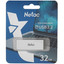 Память USB Flash 32 ГБ Netac U185 [NT03U185N-032G-32WH] [USB 3.2 Gen 1/USB Type-A, монолит с колпачком, пластик]