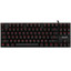 Клавиатура  проводная DEXP Anger TKL цвет черный [механическая, Red, клавиш - 87, USB Type-A]