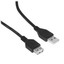 Кабель Cablexpert USB Type-A - USB Type-A черный 1.8 м [форма - круглая, 1 шт]