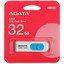 Память USB Flash 32 ГБ ADATA C008 [AC008-32G-RWE] [USB 2.0/USB Type-A, выдвижной (слайдер), пластик]