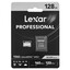 Карта памяти Lexar microSDXC 128 ГБ [LMS1066128G-BNANG] [A2, UHS Class 3, Video Class 30, запись - 120 Мбайт/сек, чтение - 160 Мбайт/сек]